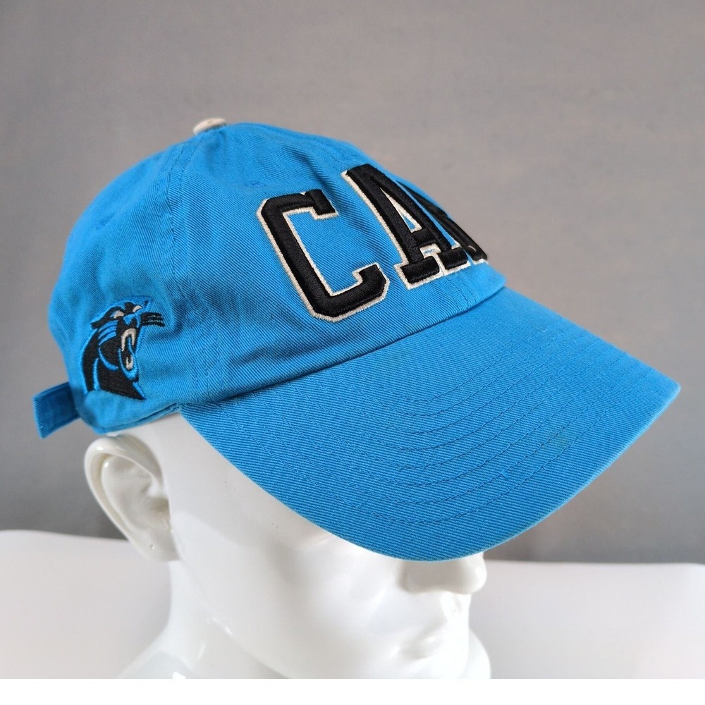 NFL‎ Team Apparel Carolina Panthers Embroidered Ball Cap Hat OSFA Football Fan